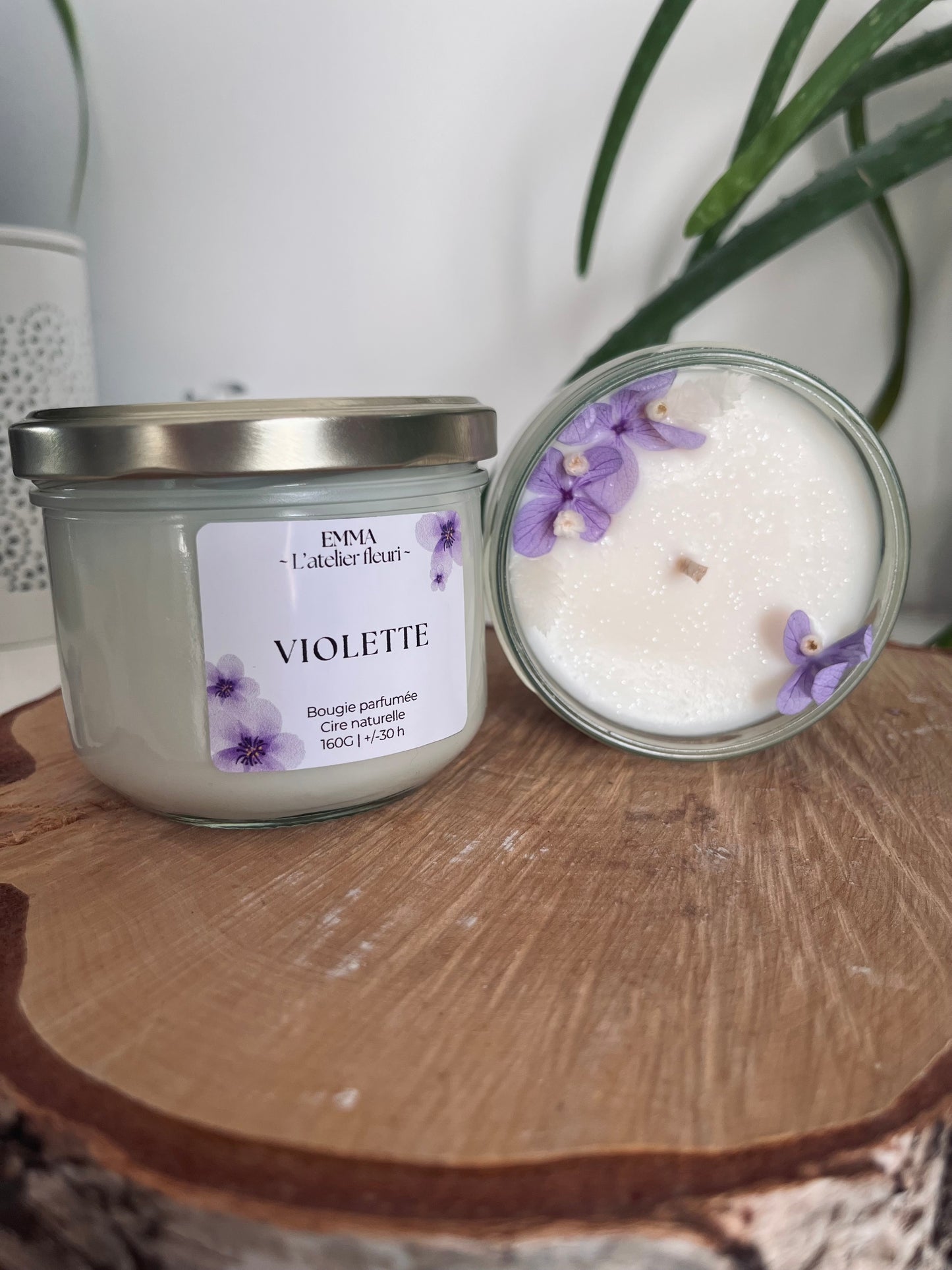 Bougie Violette 160G đź’ś