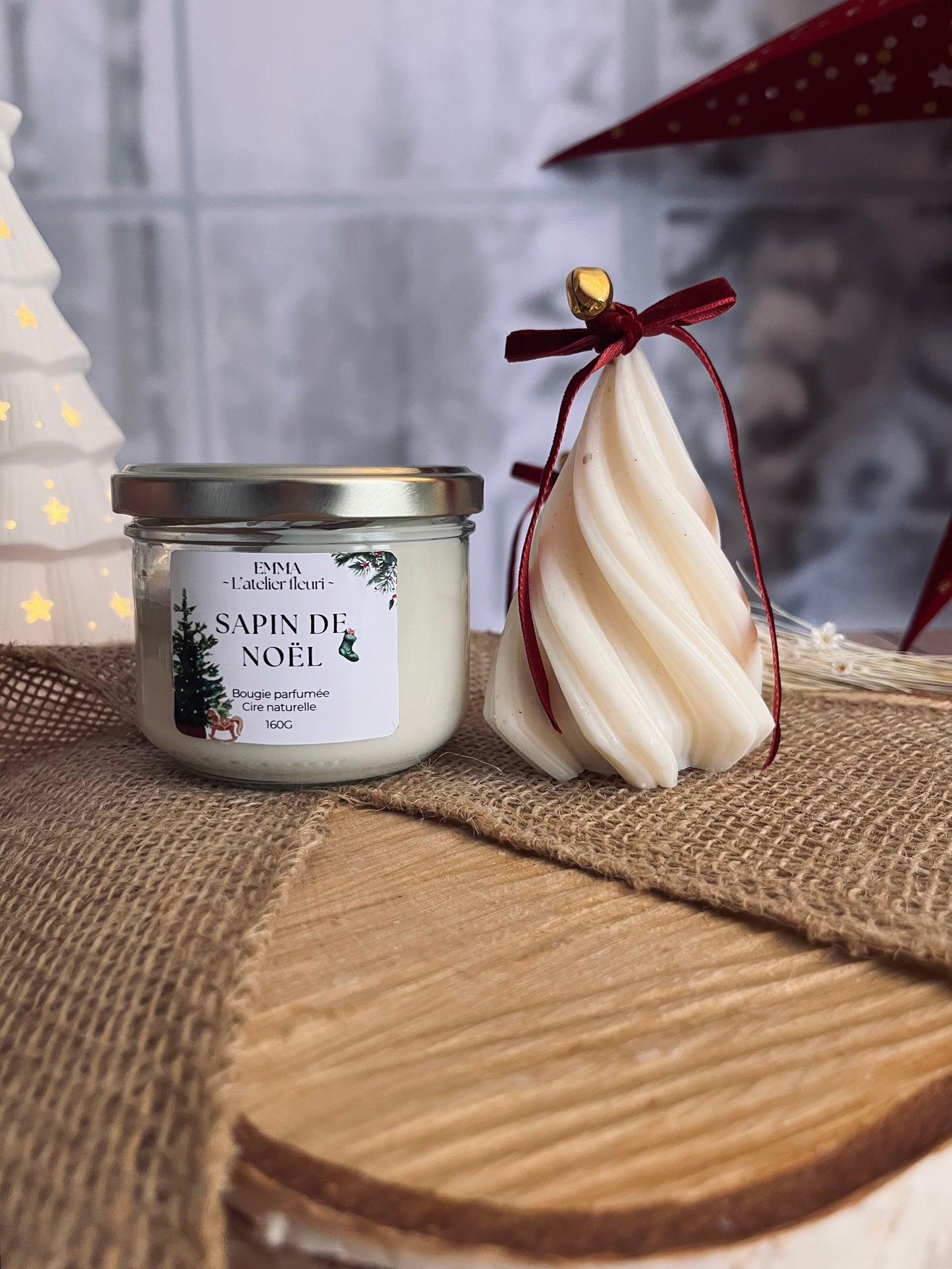 Bougie Sapin ~ Sapin de Noël ~ 60G - 100G 🌲