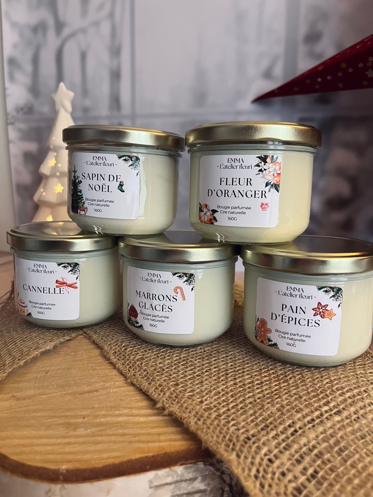 Bougie parfumée ~ Pain d’épices 160G