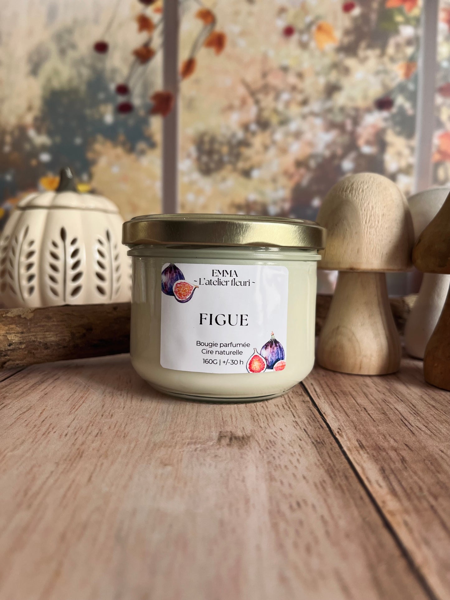 Bougie parfumée ~ Figue 160G 🍁