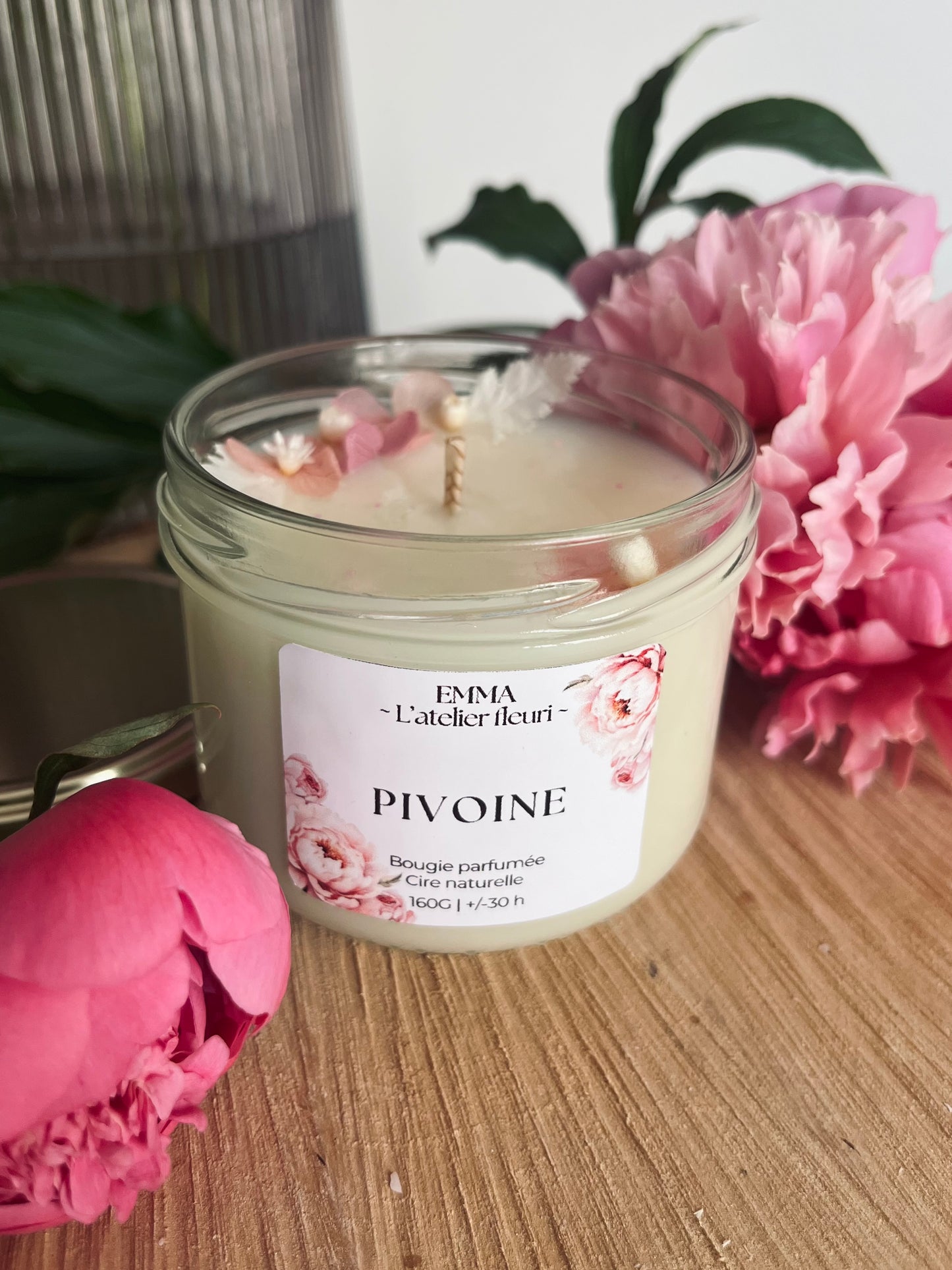 Bougie Pivoine 160G