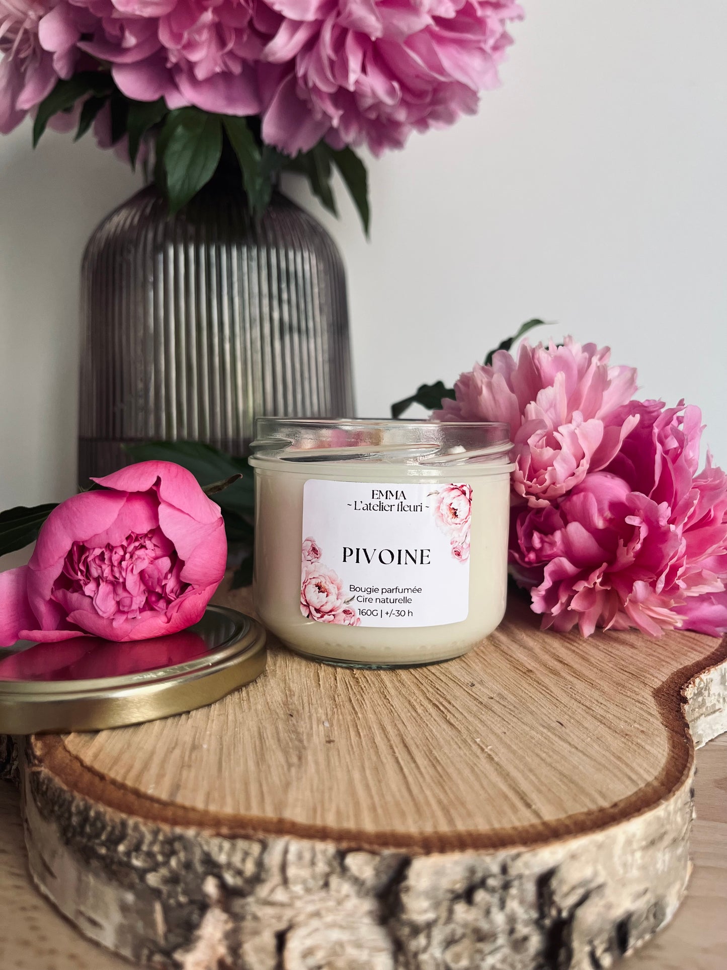 Bougie Pivoine 160G