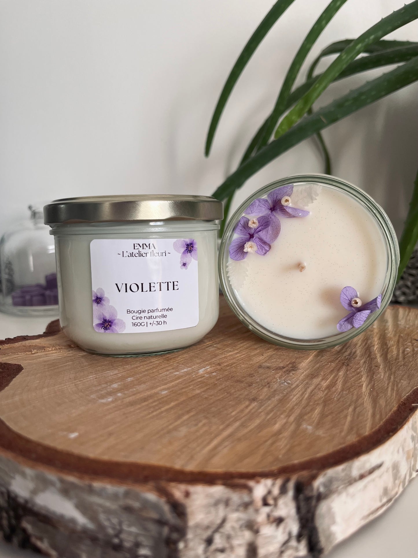 Bougie Violette 160G đź’ś