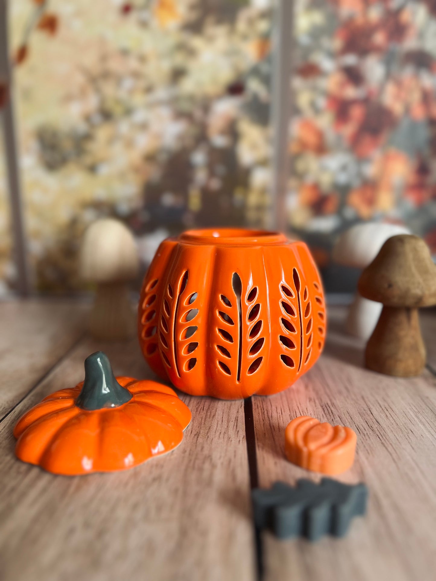 Bruleur à cire ~ Citrouille orange 🧡