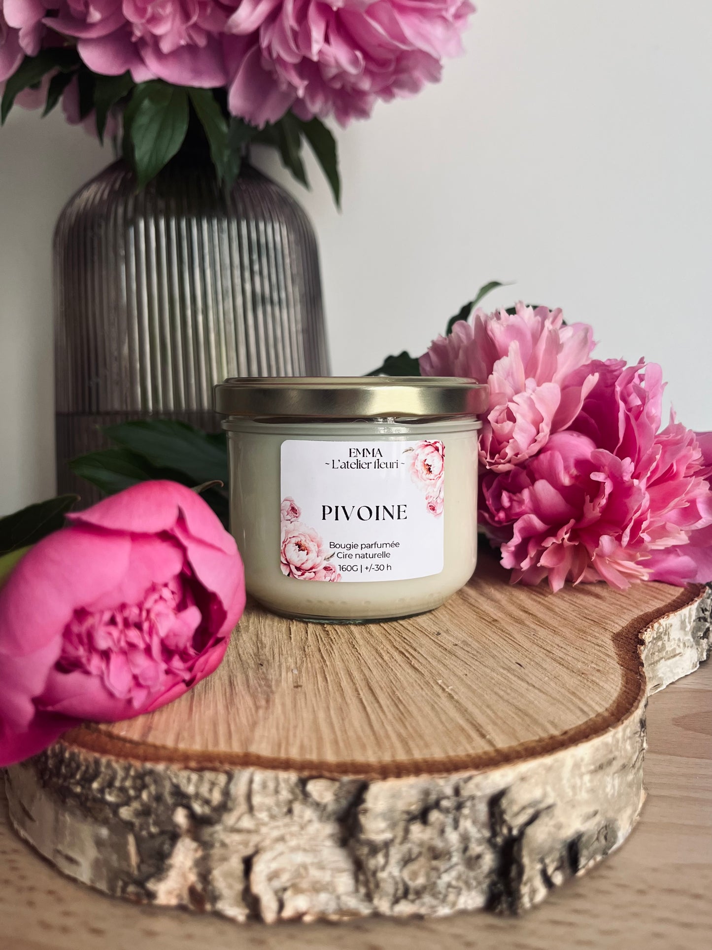 Bougie Pivoine 160G