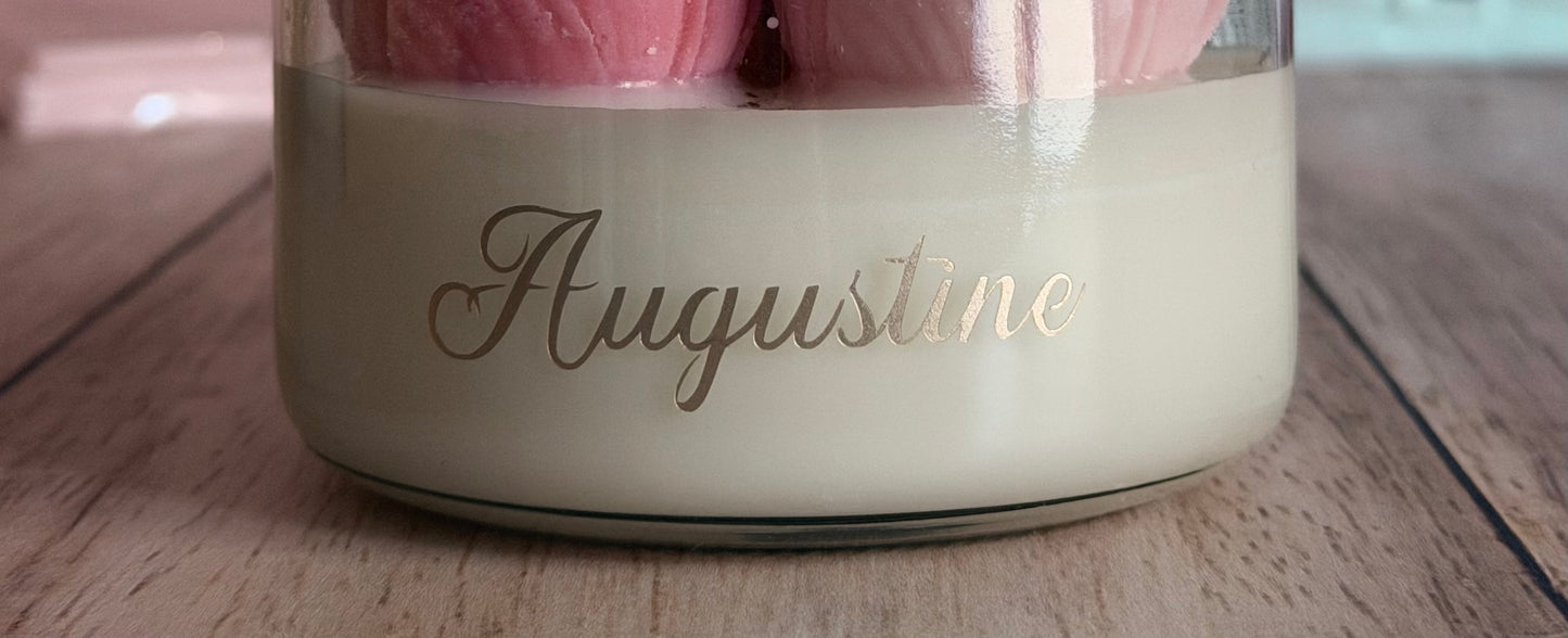 Bougie parfumée Pivoine ~Florale ~ 180G 🌸