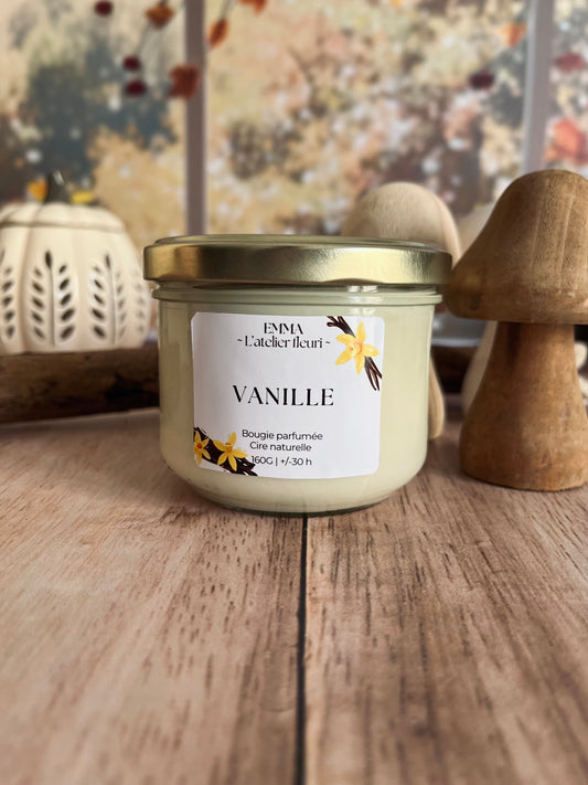 Bougie parfumée ~ Vanille 160G 🍨