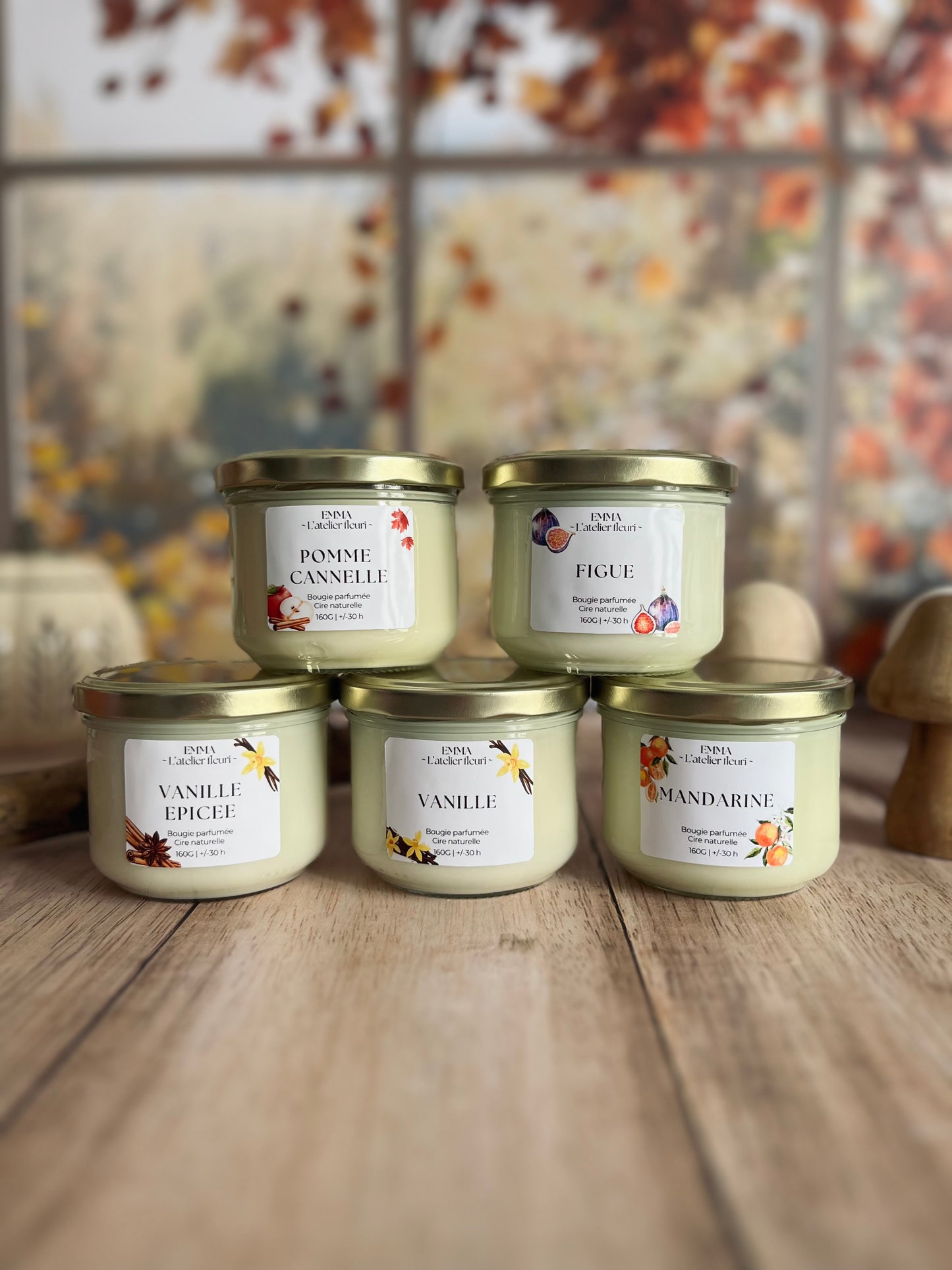Bougie parfumée ~ Vanille épicée 160G 🍂