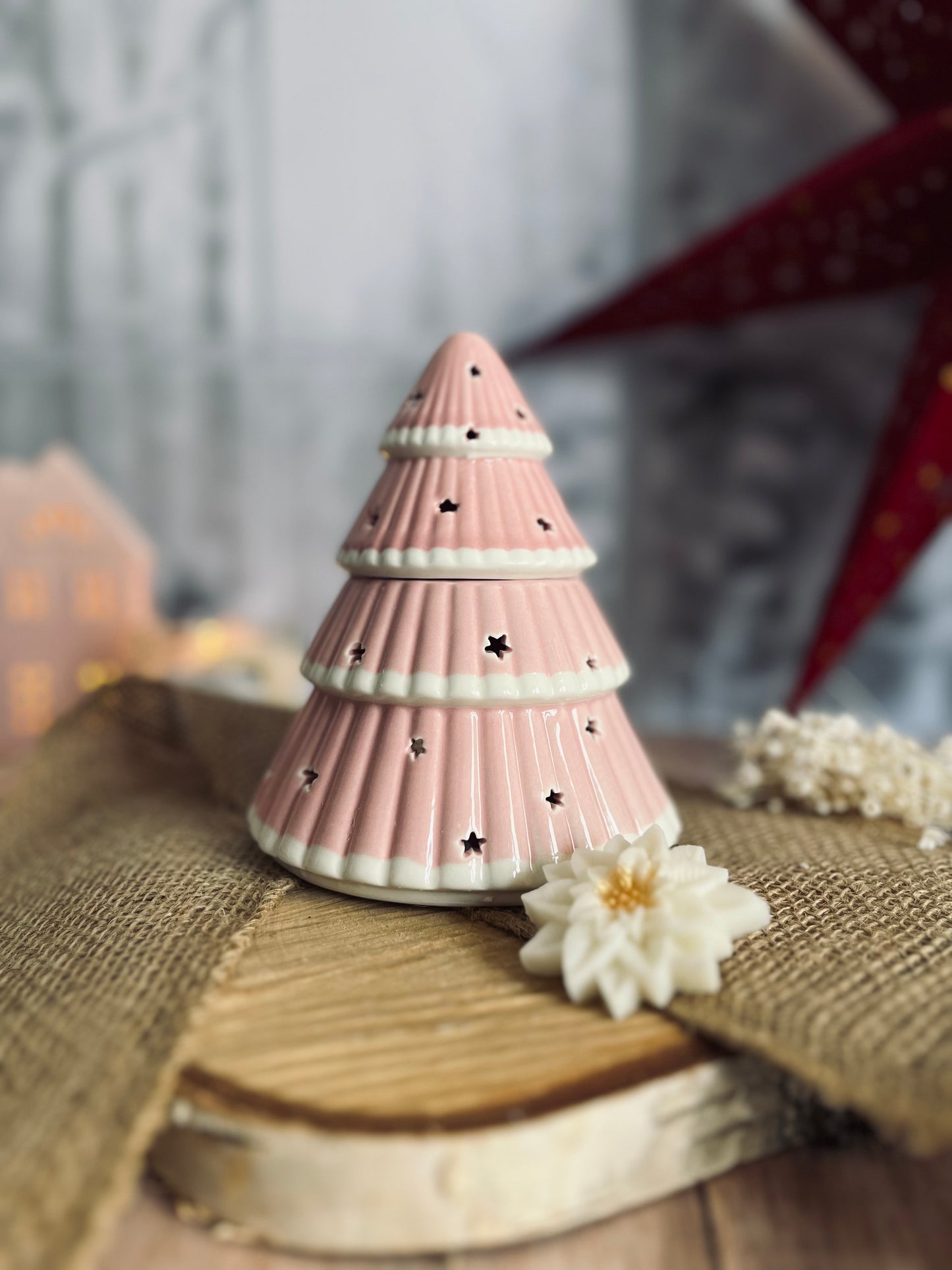 Bruleur à cire ~ Sapin Rose