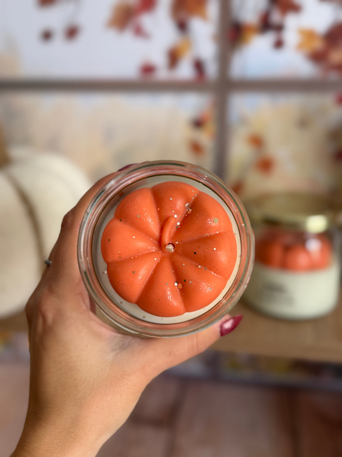 Bougie Chantilly ~ Parfum Citrouille vanillée ~  220G 🎃