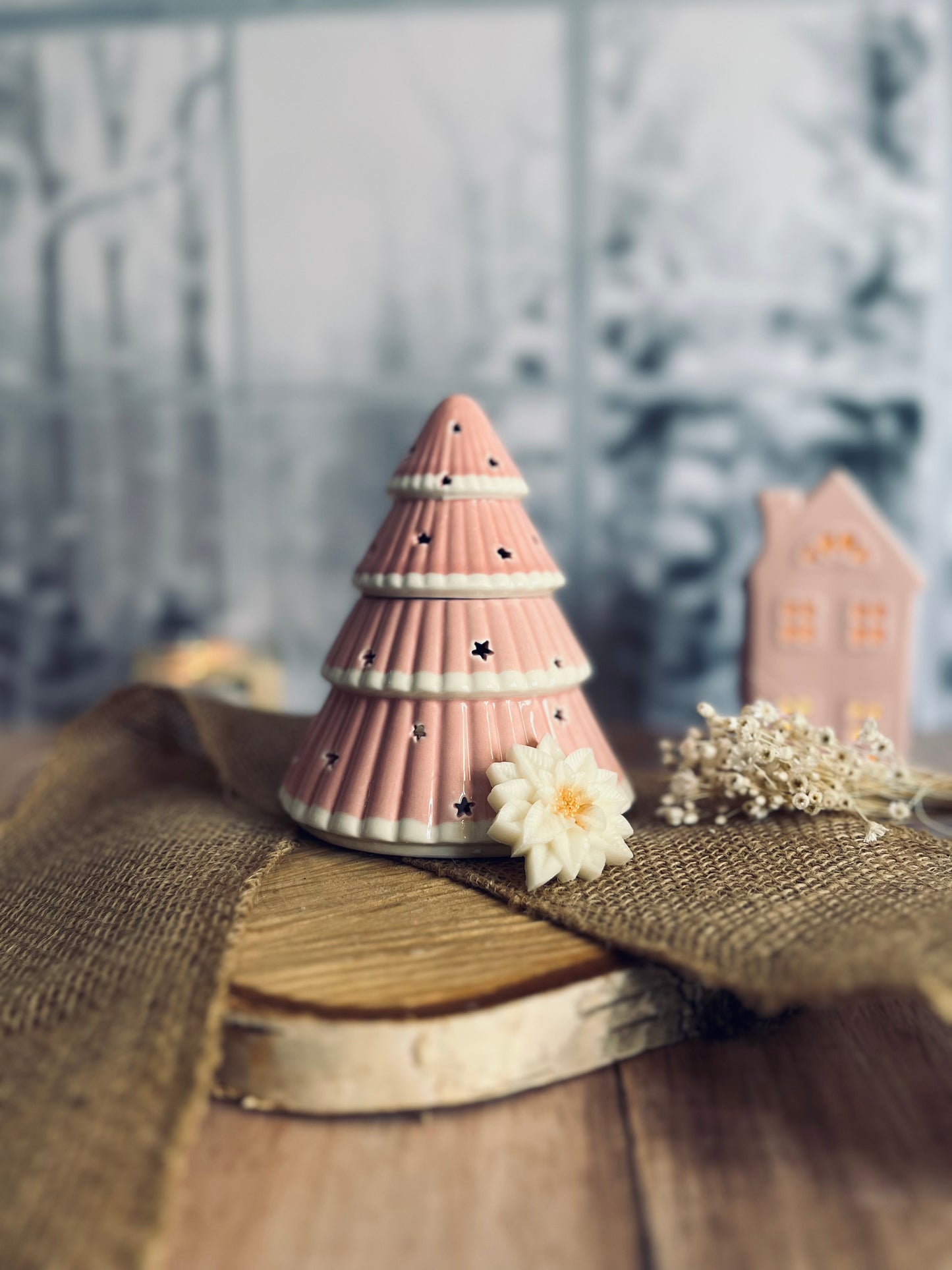 Bruleur à cire ~ Sapin Rose