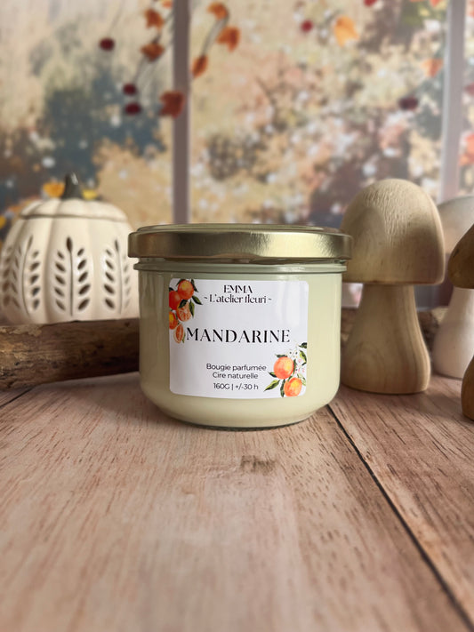 Bougie parfumée ~ Mandarine 160G🍊
