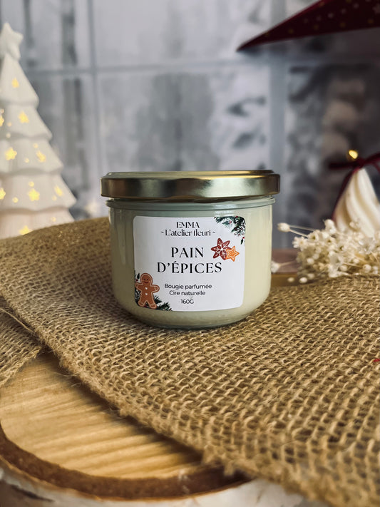 Bougie parfumée ~ Pain d’épices 160G