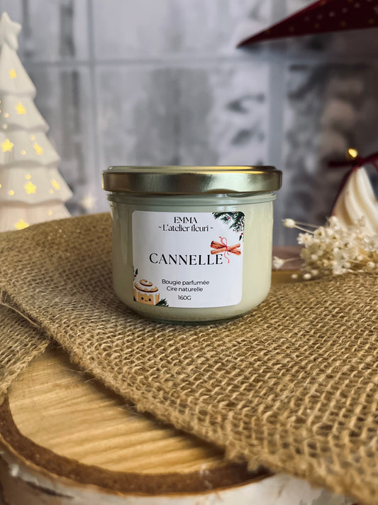 Bougie parfumée ~ Cannelle ~ 160G