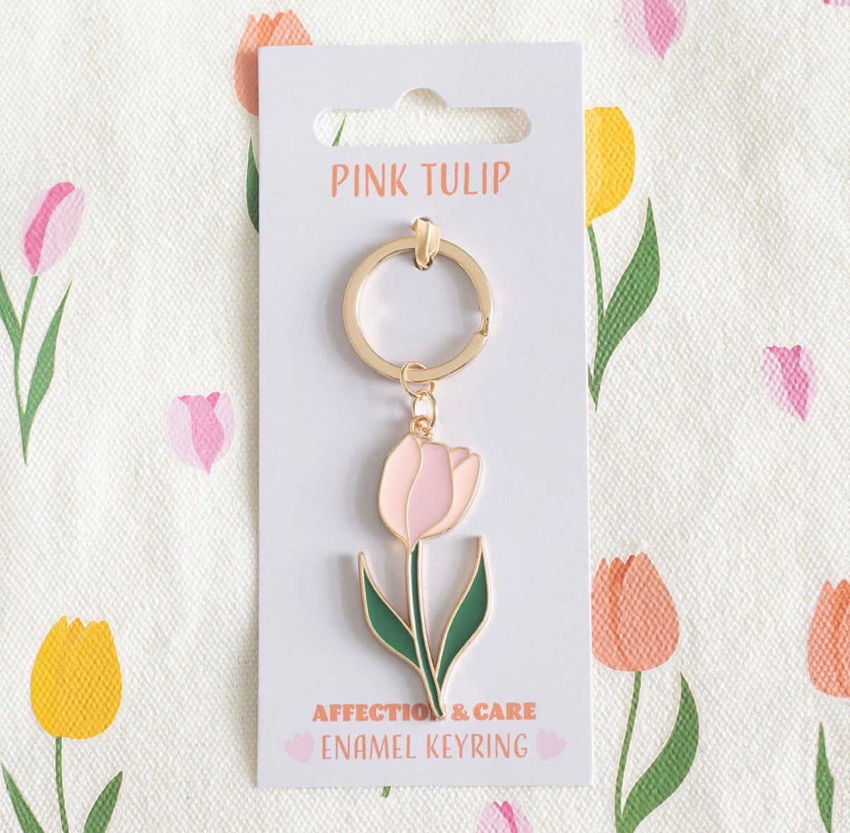 Porte clé Tulipe rose 🌷