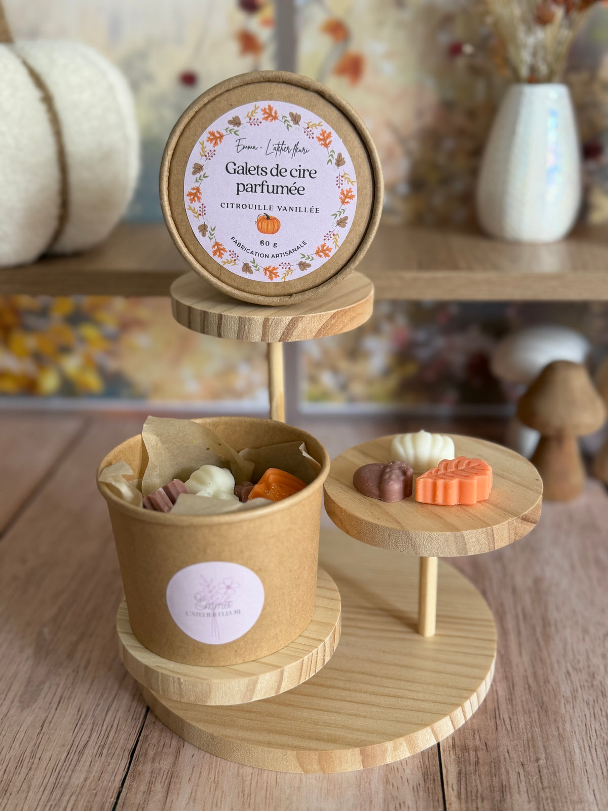 La boite de galets parfumés ~ Citrouille vanillée ~ 80G