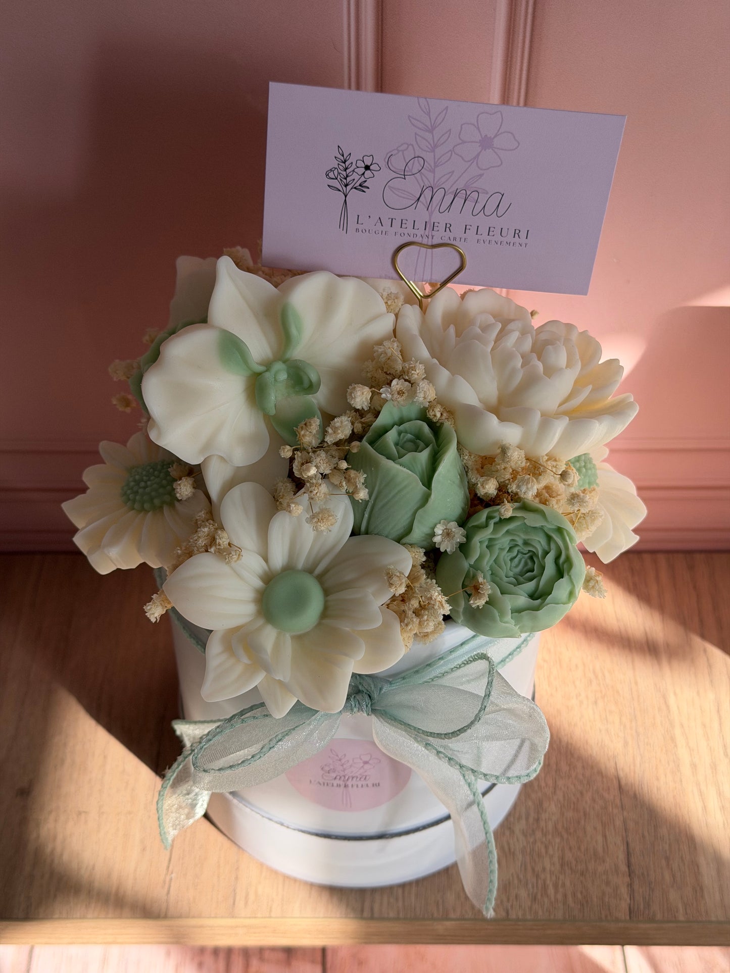 Bouquet fleuri ~ Vert sauge 🌿
