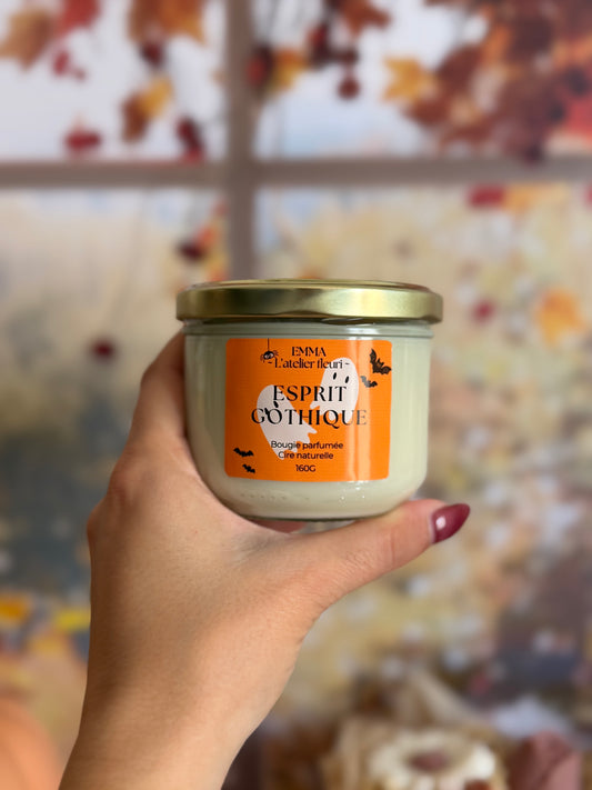 Bougie Halloween 👻 ~ Parfum Esprit Gothique ~ 160G 🖤