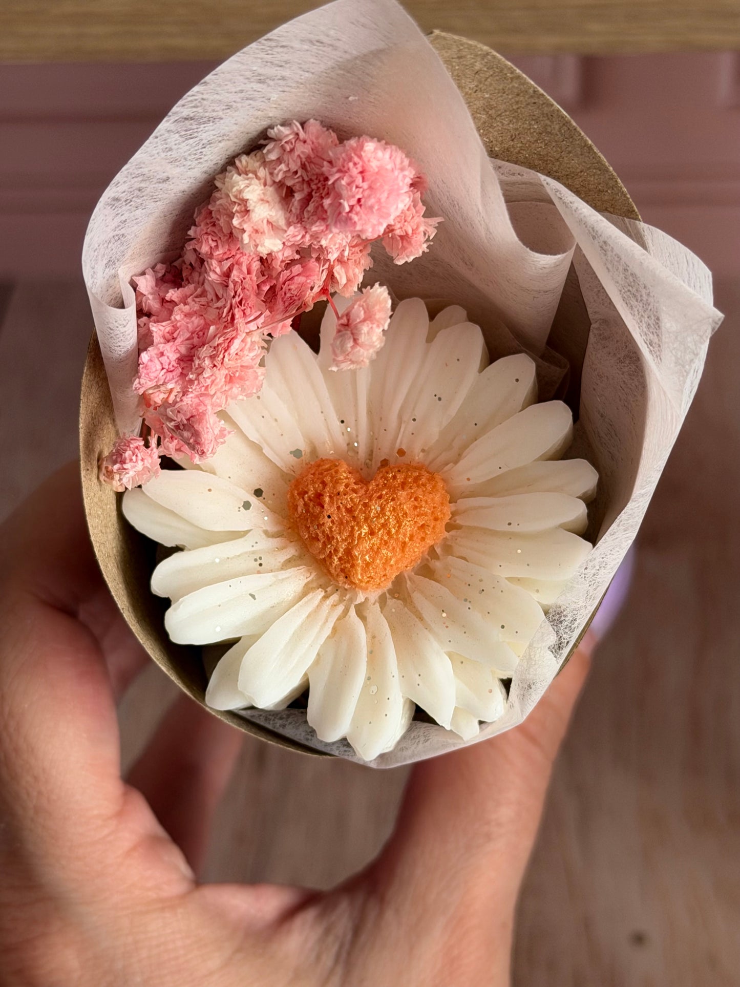 Fleur fondant PARFUM MONOÏ 🌼 – Édition spéciale fin d’année scolaire ✏️