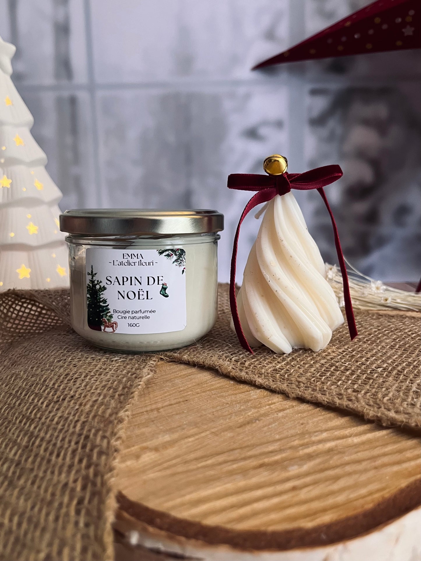 Bougie Sapin ~ Sapin de Noël ~ 60G - 100G 🌲