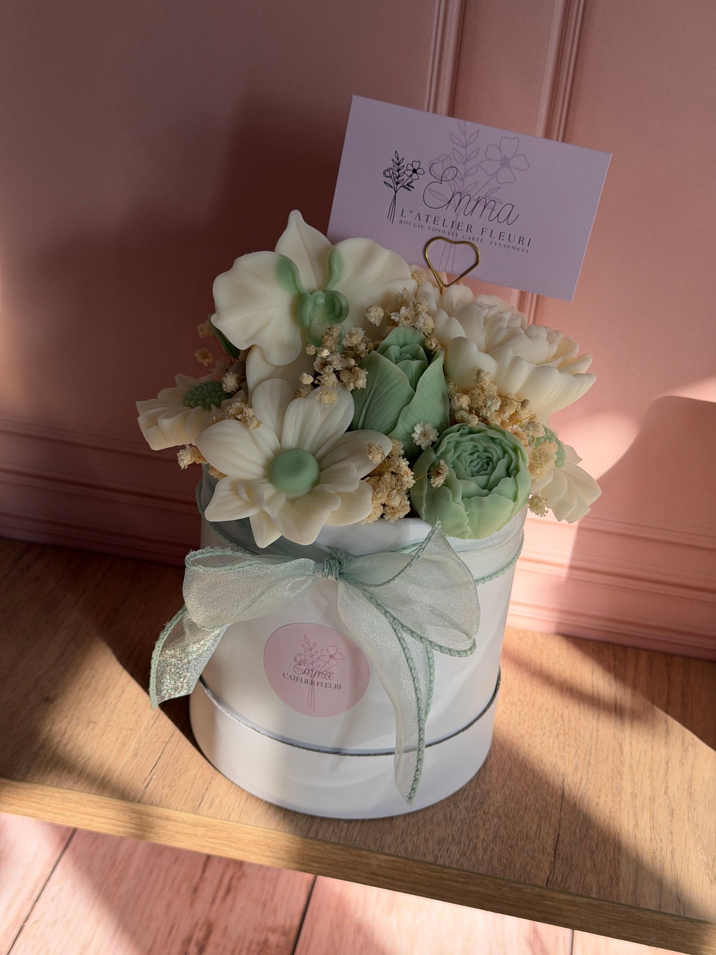 Bouquet fleuri ~ Vert sauge 🌿