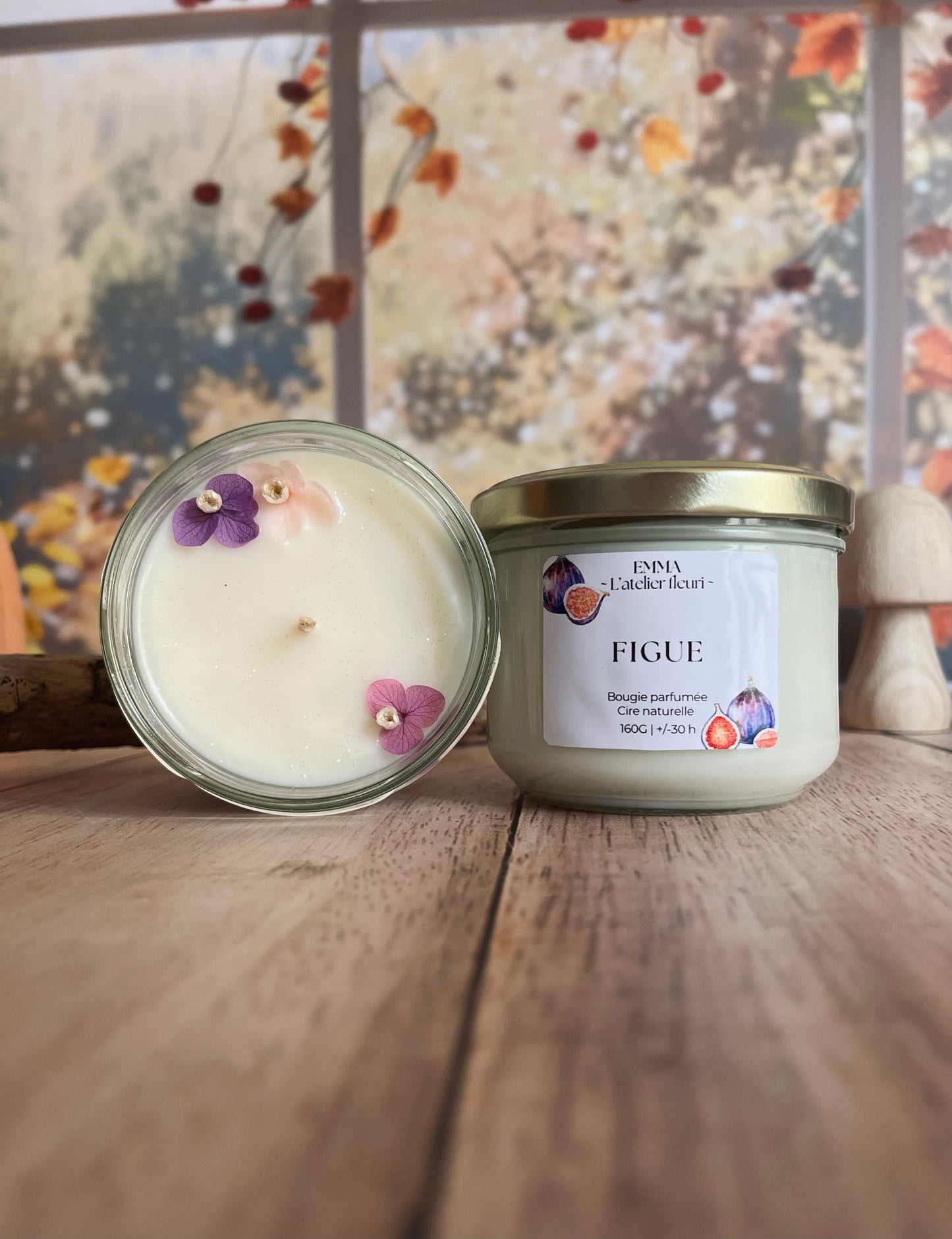 Bougie parfumée ~ Figue 160G 🍁