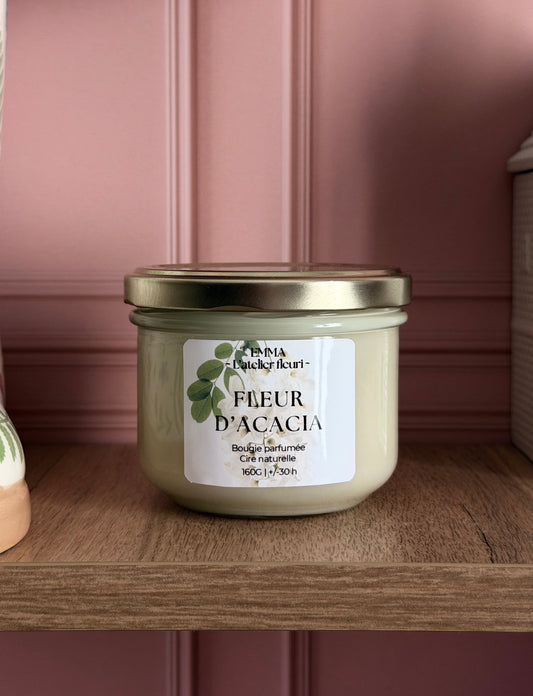 Bougie parfumée Fleur d’Acacia ~ Classique ~ 160G 🍏