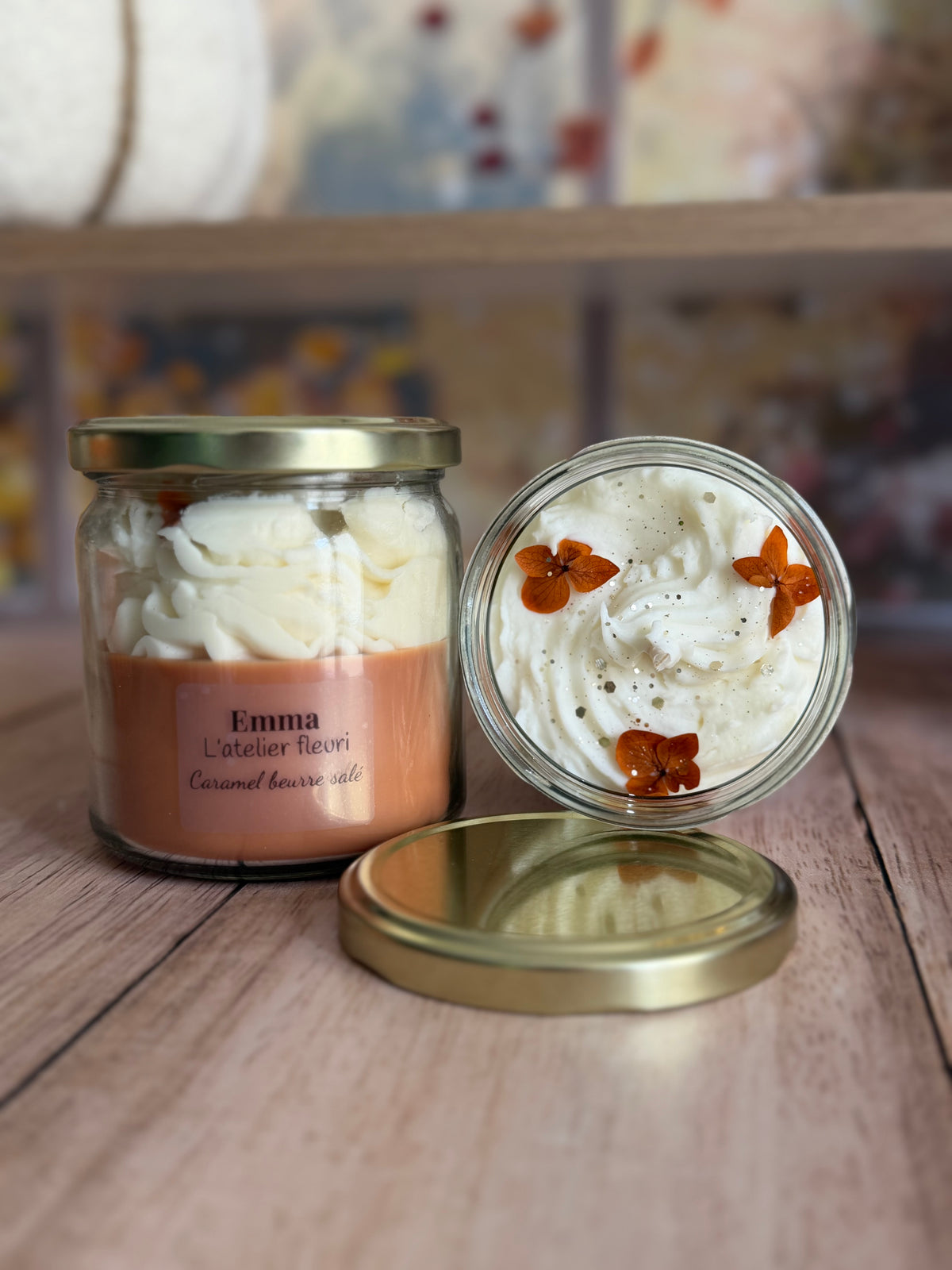 Bougie gourmande ~ Parfum Caramel beurre salé ~ 250G