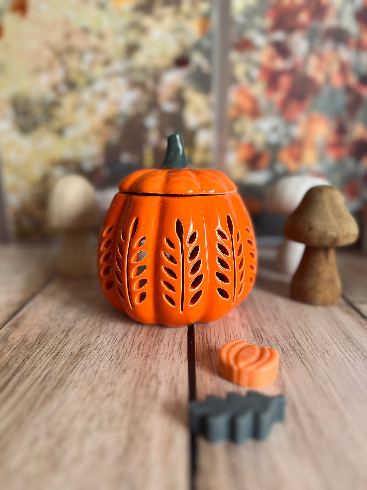 Bruleur à cire ~ Citrouille orange 🧡