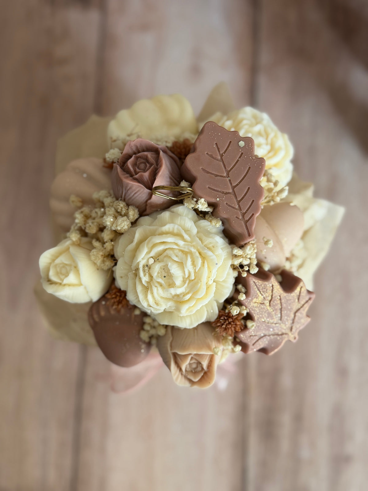 Bouquet Automne  ~ Parfum Caramel Beurre salé ou Fleur de coton 250G