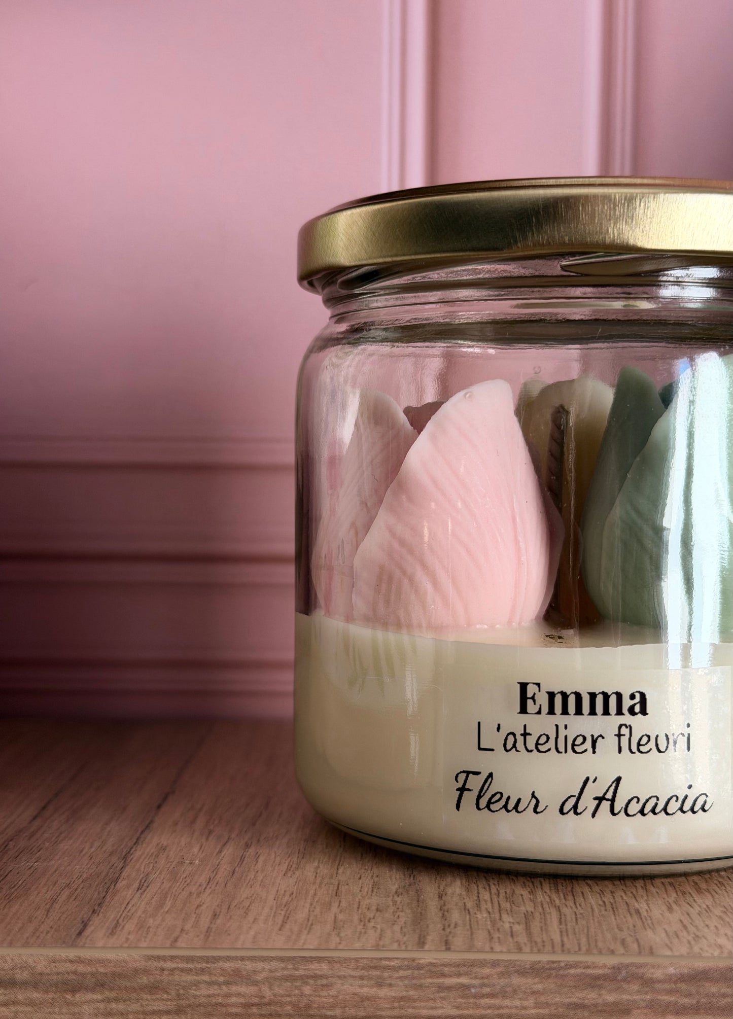 Bougie parfumée Fleur d’Acacia ~ Florale ~ 180G 🍏