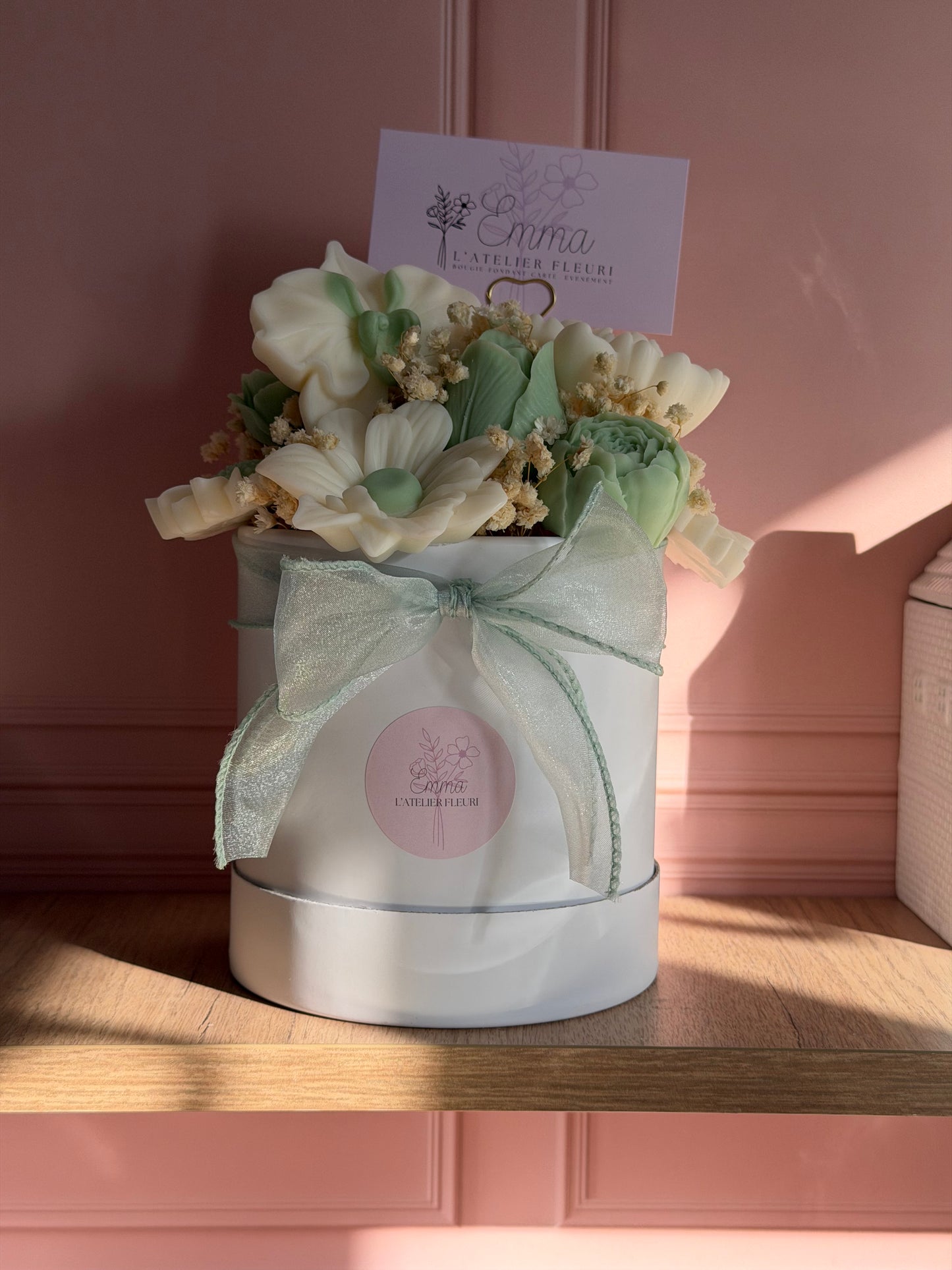 Bouquet fleuri ~ Vert sauge 🌿
