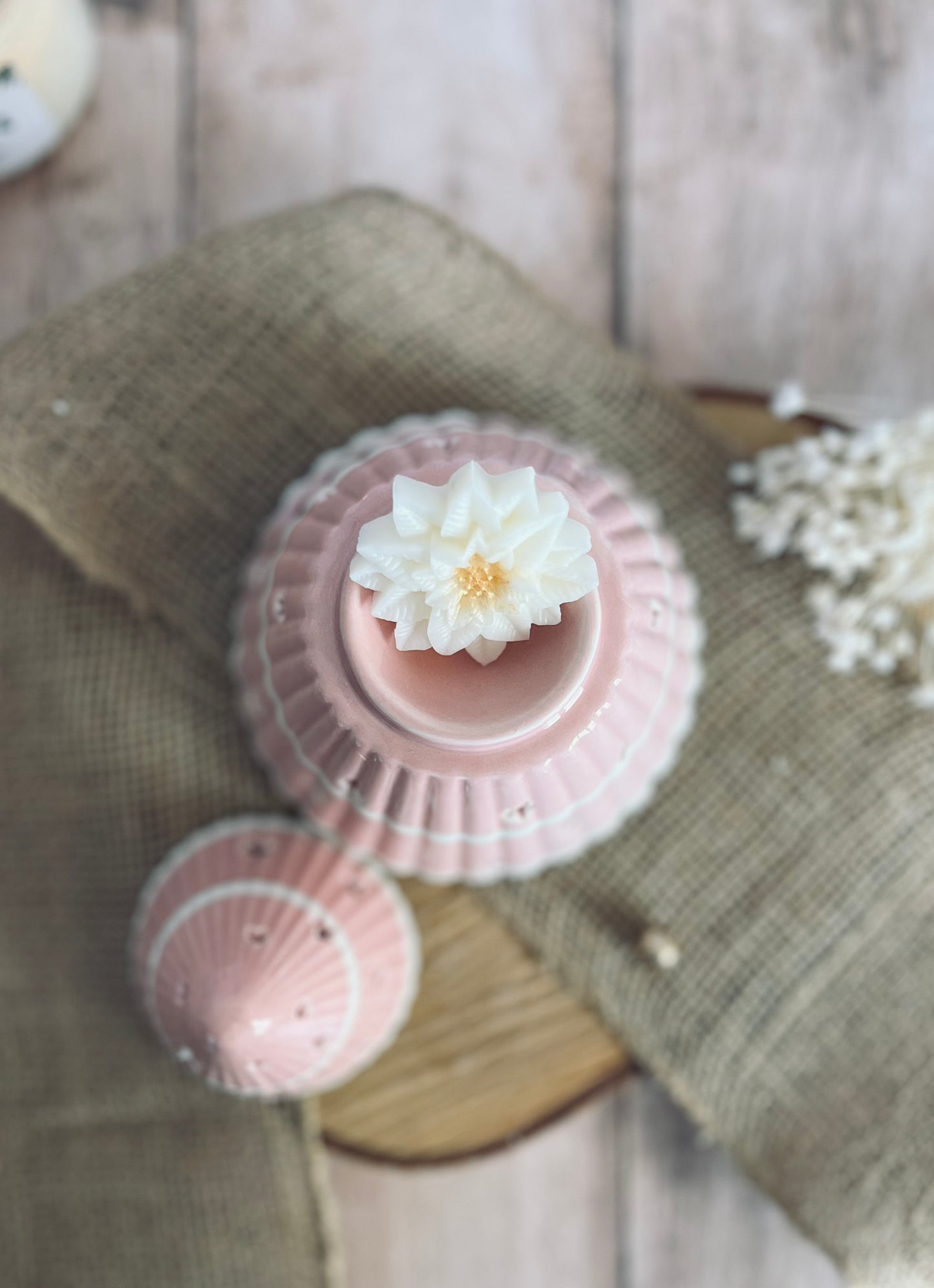 Bruleur à cire ~ Sapin Rose