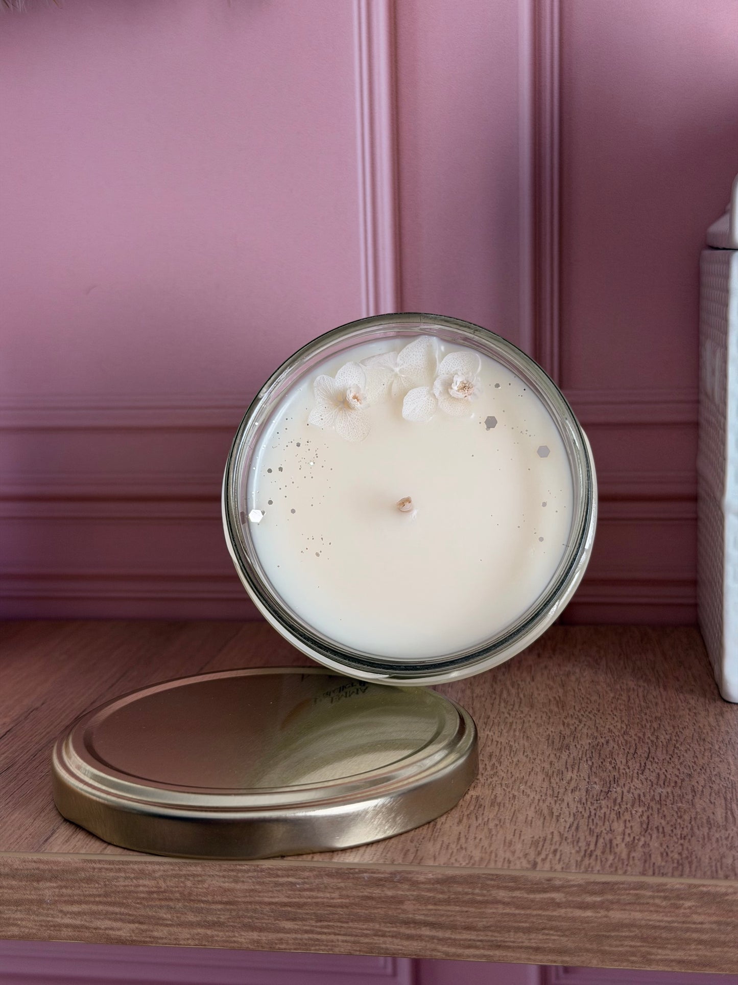 Bougie parfumée Lait d’amande ~ Classique ~ 160G 🥛