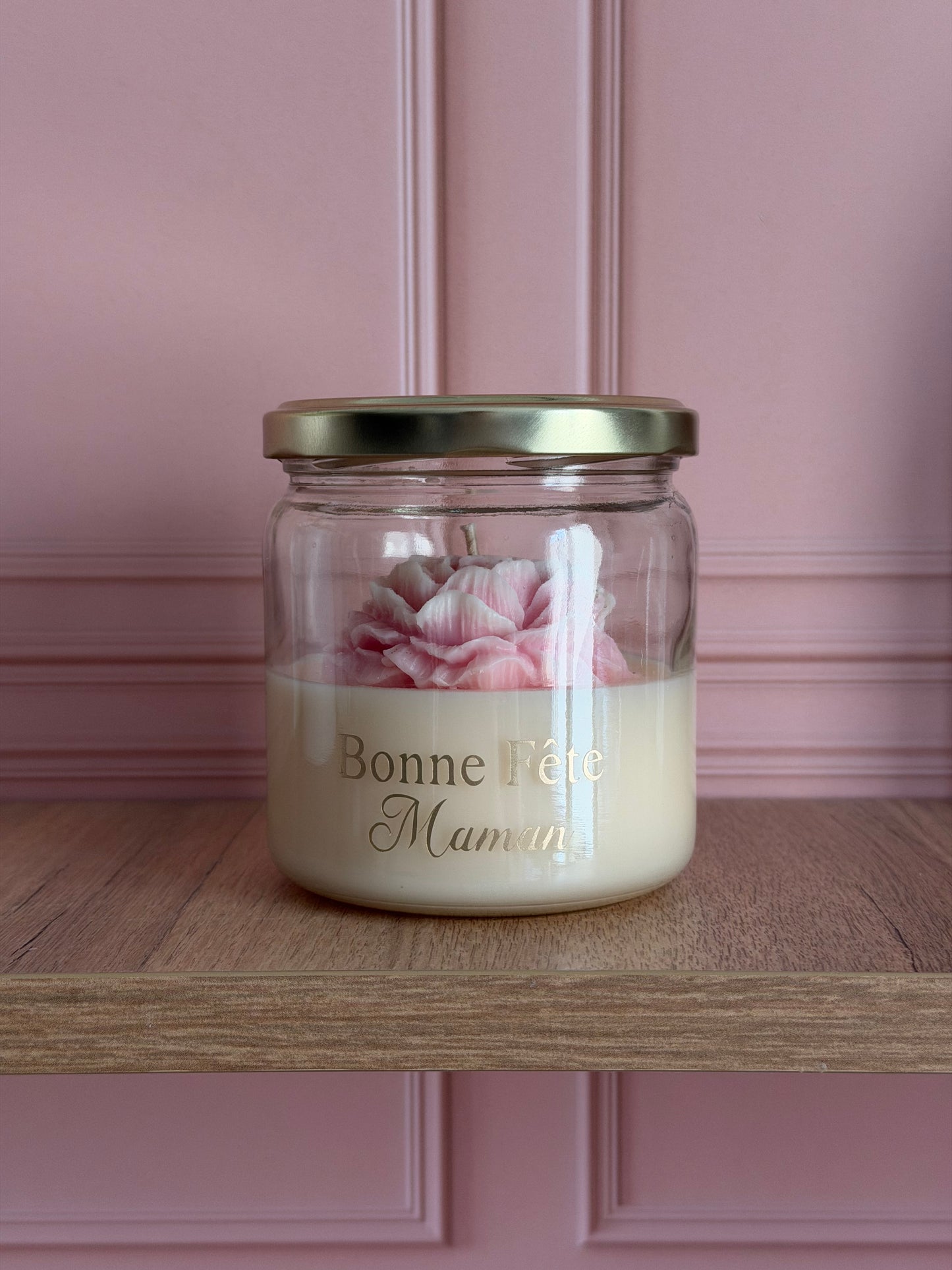 Bougie parfumée Pivoine ~Florale ~ 180G 🌸