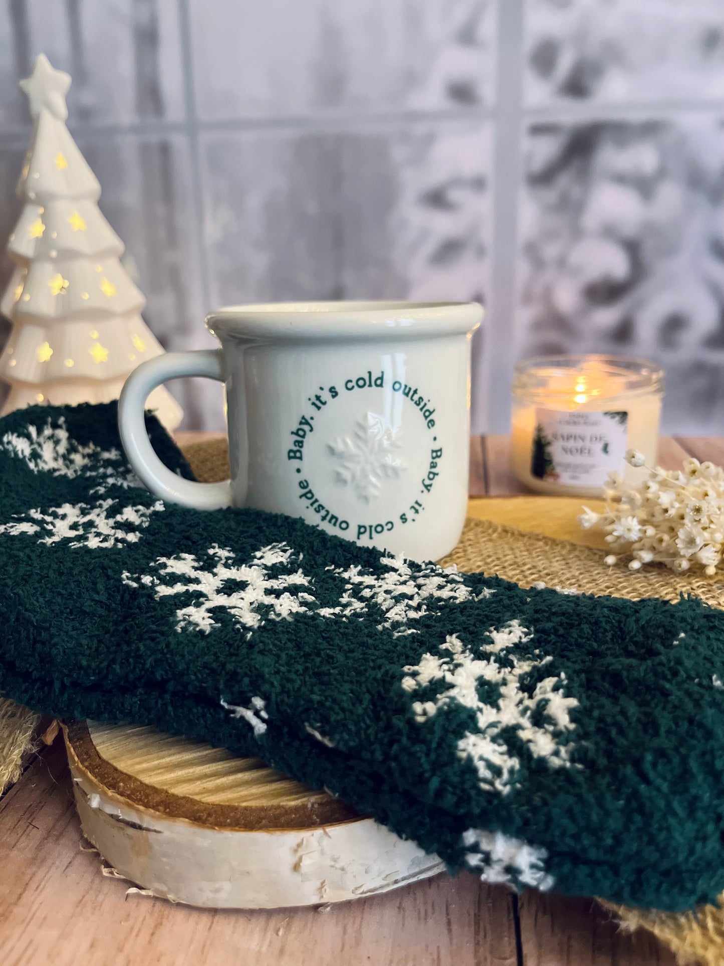 Mug + Chaussettes ~ Baby It's Cold Outside