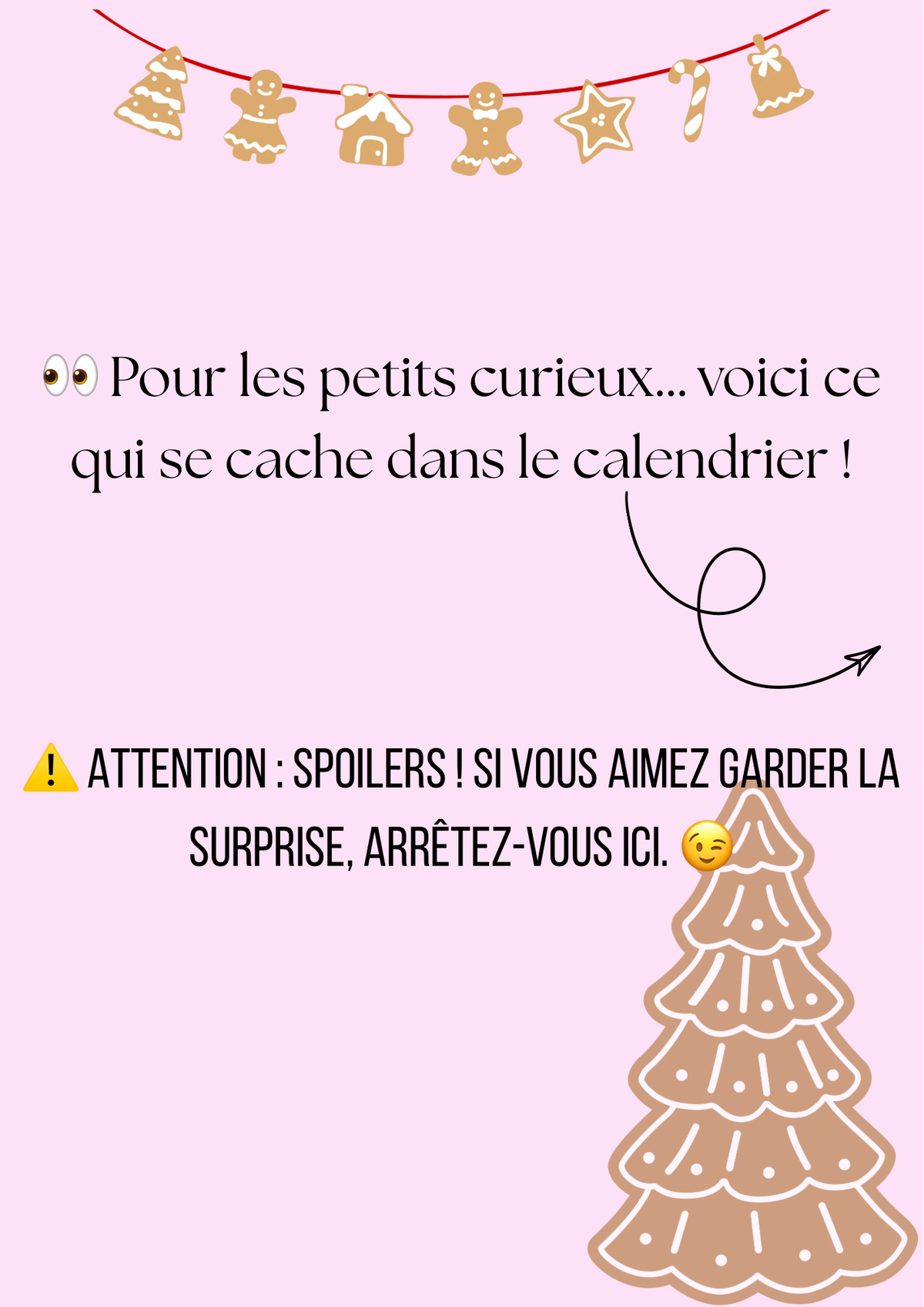 Calendrier de l’Avent ✨🎁