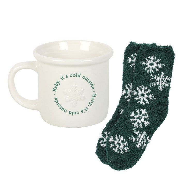 Mug + Chaussettes ~ Baby It's Cold Outside